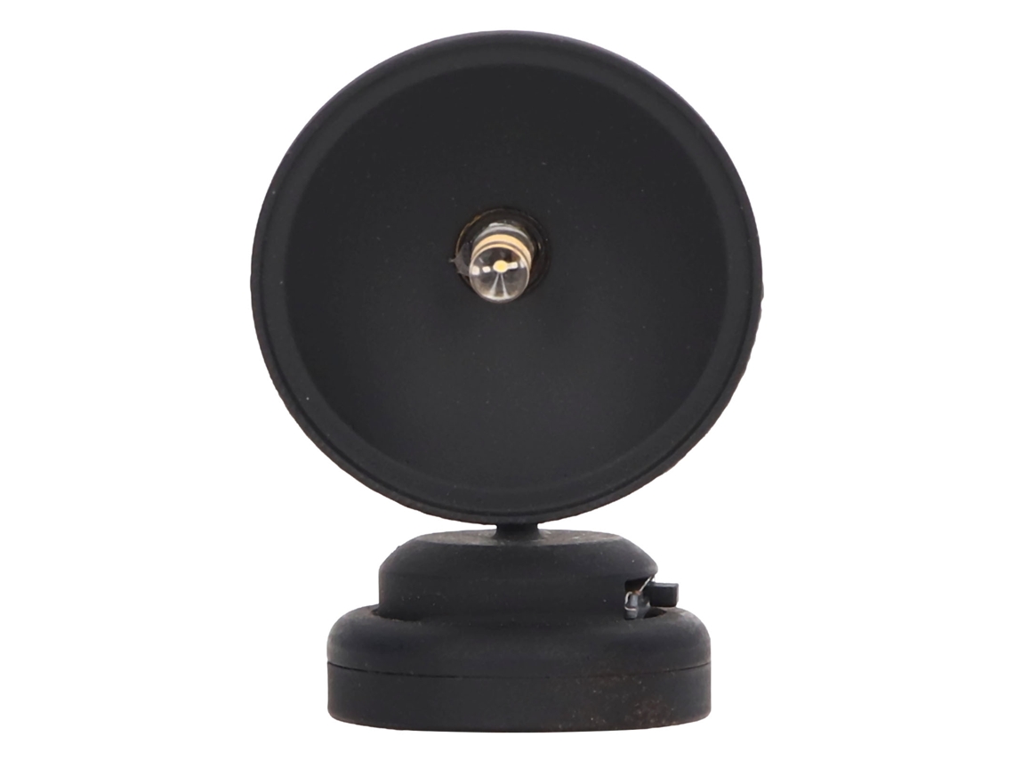 Lámpara De Pared Led Negra Miniatura Vintage Para Casa De Muñecas A Escala 1:12