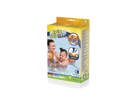Manguitos BESTWAY Multicolor Naranja 25 x 15 cm