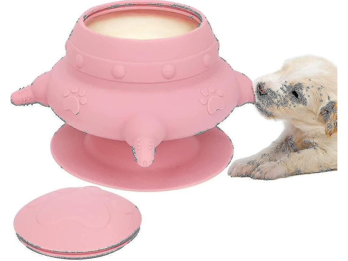 Comedero Para Cachorros Con Bebedero Para Lactancia, Biberones Con 4 Tetinas Para Varios Cachorros, Bebedero De Burbujas Para Perros De 240 Ml.