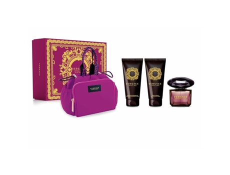 Set de Perfume Mujer VERSACE Crystal Noir 4 Piezas