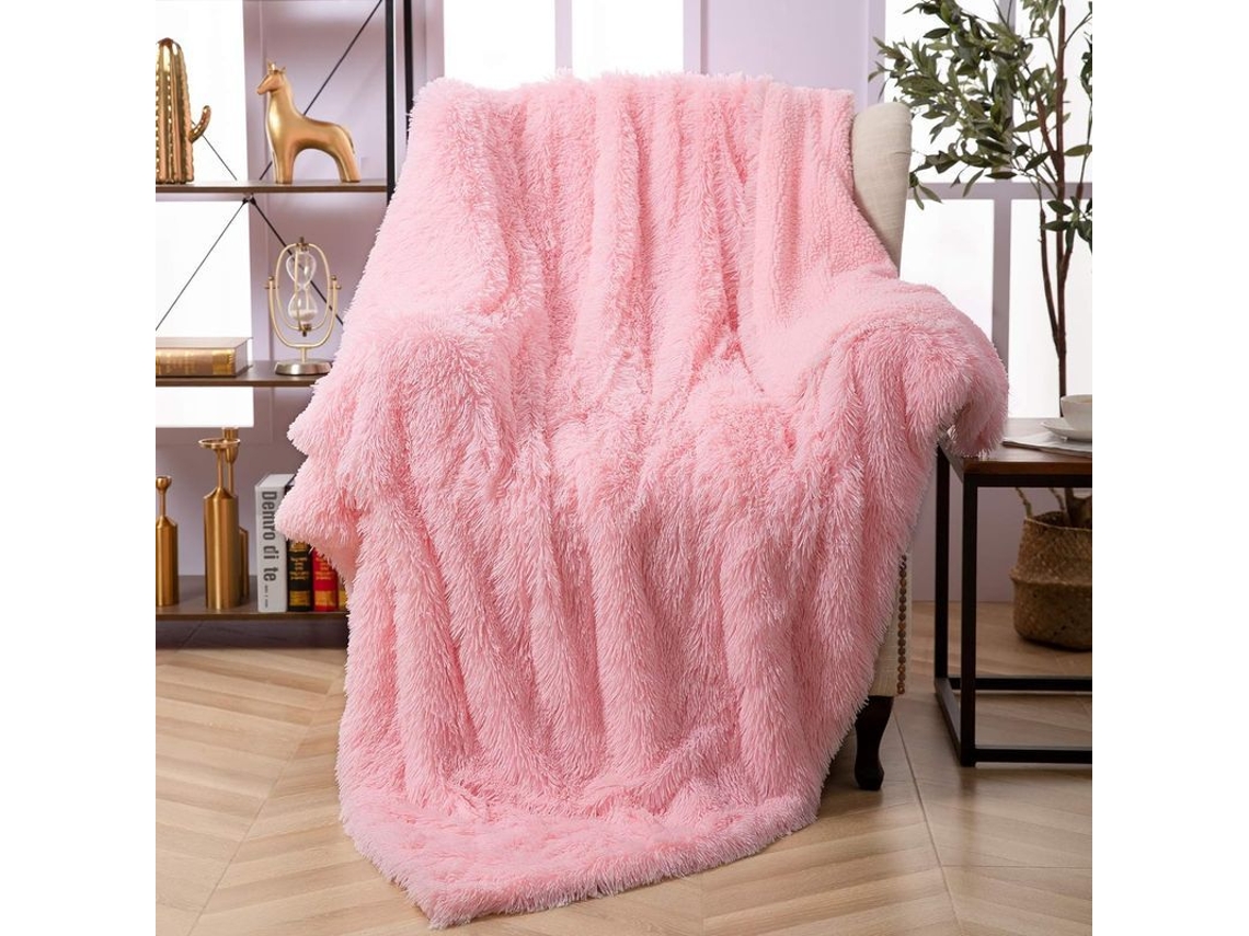 Manta De Piel Sintética Supersuave, Ligera Y Cómoda Para Sofá, Cama Y Silla.