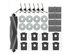 Piezas y accesorios para X40 Ultra, X40 Pro y S30 Pro Ultra: Cepillo lateral principal, filtro HEPA, paño de limpieza para polvo.