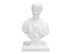 Baok: estatua funcional con forma de busto, portalápices, divertida escultura de resina para la oficina y el hogar.