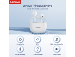 Adaptador Inalámbrico Lenovo Lp1 Pro Bluetooth 5.3 Transmisor/receptor Con Entrada Auxiliar De 3,5 Mm.