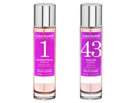 Set de 2 Perfumes Caravana Mujer Nº43 y Nº1 COLONIAS Y PERFUMES MULTIMARCA