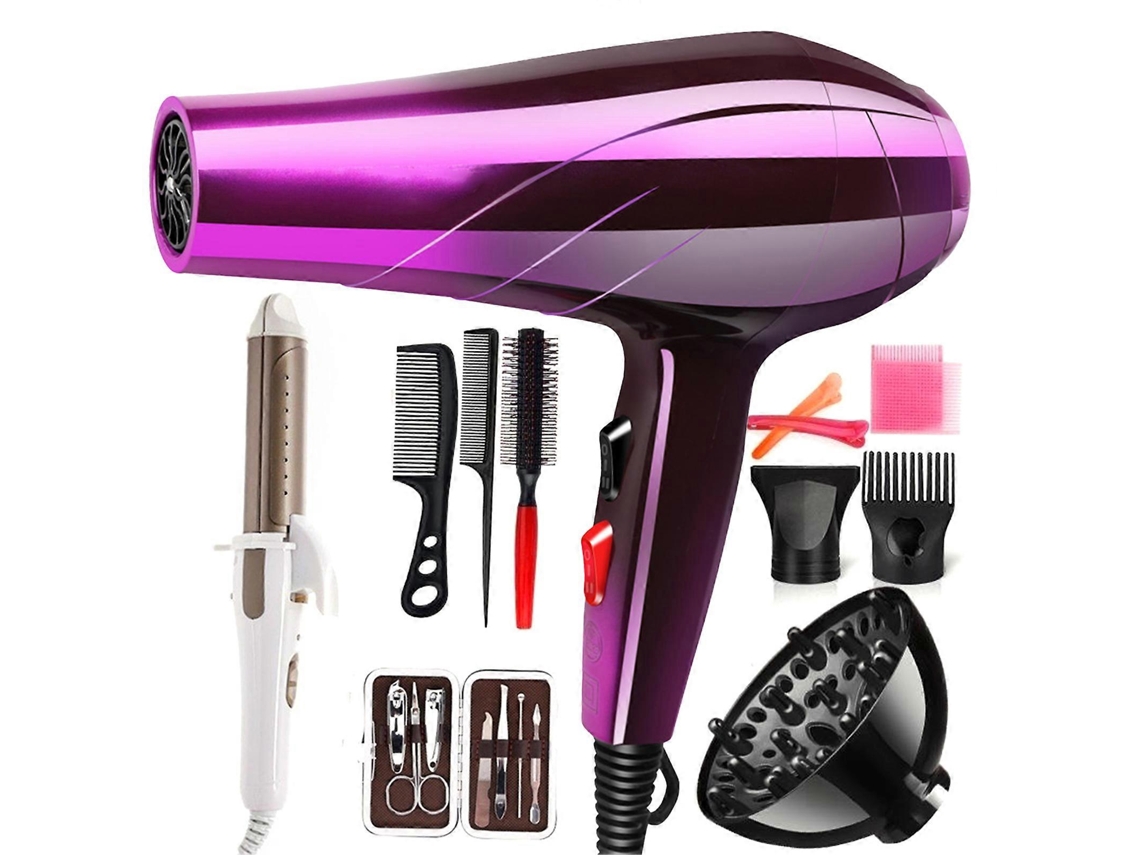Secador de pelo potente, ligero, de secado rápido, con función de calor y frío para cabello corto y largo Ly Ebike