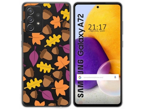 Carcasa Samsung Galaxy A72 TUMUNDOSMARTPHONE Dibujos Transparente Multicolor