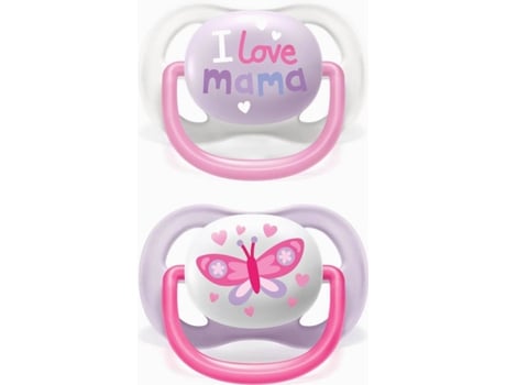 Chupete Ultra Air Silicona PHILIPS/AVENT Happy (0-6m, 2 uni.)