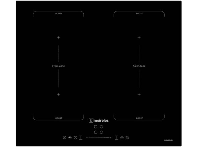 Placa de Inducción MEIRELES Free Cook (Eléctrica - 60 cm - Negro)