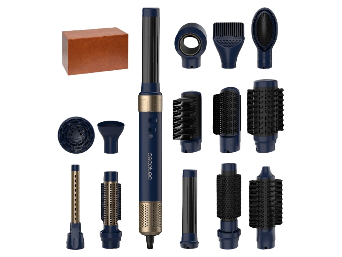 Cepillo CECOTEC AirGlam (Azul)