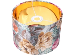 Lámpara Decorativa De Tela Con Estampado Floral, Accesorio De Iluminación Para Uso En Interiores.