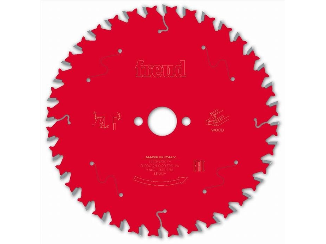 Hoja de sierra circular portátil inalámbrica freud 160 2.2-1.6 a20 z36 ba 10 f03fs09679 -fr06w007h