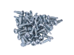 Juego De 50 Tornillos Autorroscantes De Cabeza Redonda De Acero Al Carbono De 4,2 X 13 Mm Con Cabeza En Cruz.