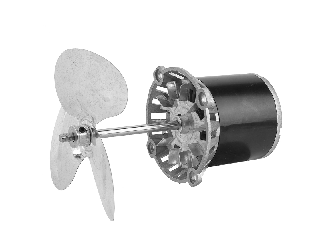 Motor de alta temperatura KL 45 de 220 V con eje largo y ventilador para máquinas de bricolaje