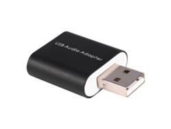 Adaptador De Tarjeta De Sonido Estéreo Virtual De 7.1 Canales Usb 2.0 Para Portátil