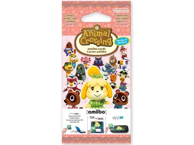 Juego Pack 3 Tarjeta Amiibo Animal Crossing HHD