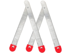 Juego De 2 Bisagras Para Escalera Plegable Con Conector De Bloqueo.