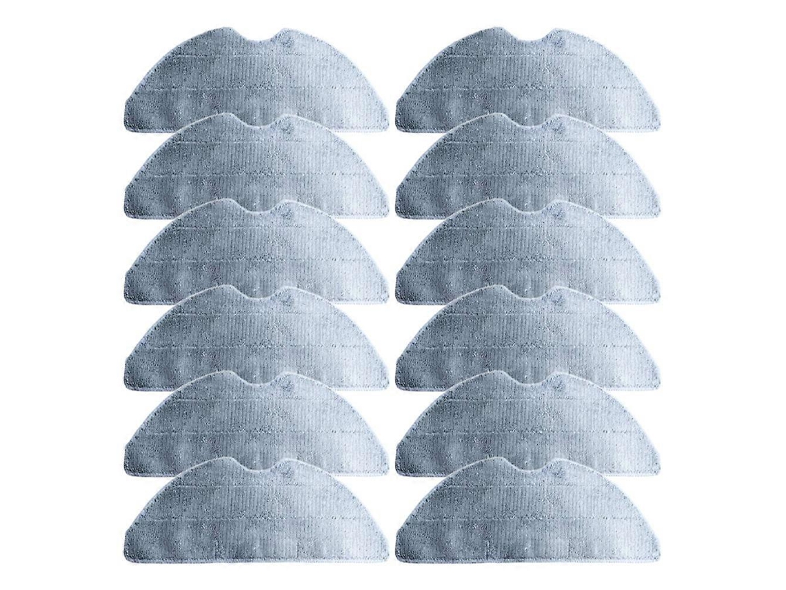 Mop Cloths For Ilife A30 / A30 Pro Vacuum Cleaner Replacement Parts Washable Cleaning Mop Pad Microfiber Mop 12pcs