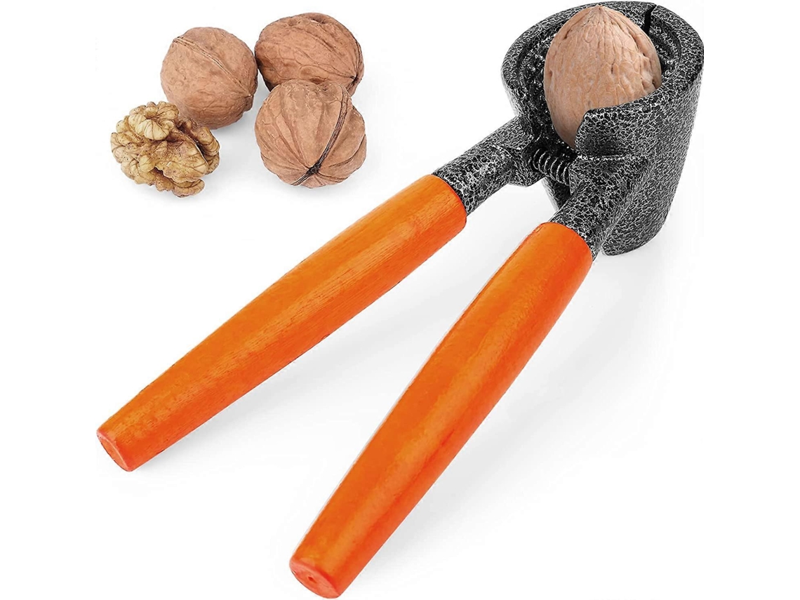 Herramienta Para Romper Nueces Pesada Con Mango De Madera Abridor De Nueces Nuez Almendra Nuez Brasilera