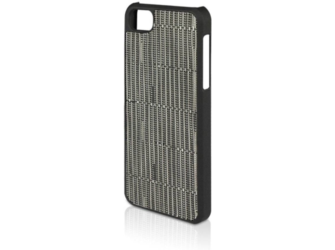 Funda iPhone 5, 5s, SE MACALLY Texture Case Gris