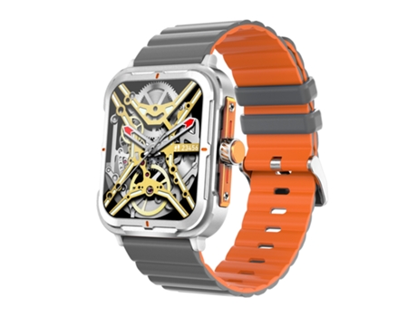 Smartwatch CHRONUS D09 Pantalla táctil Ip67 Impermeable para Android Iphone Plata