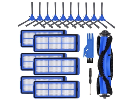 Piezas de repuesto compatibles con aspiradora Eufy 11S Max, 15C Max, 30C Max, G30, G10, 10 cepillos laterales, 1 cepillo giratorio