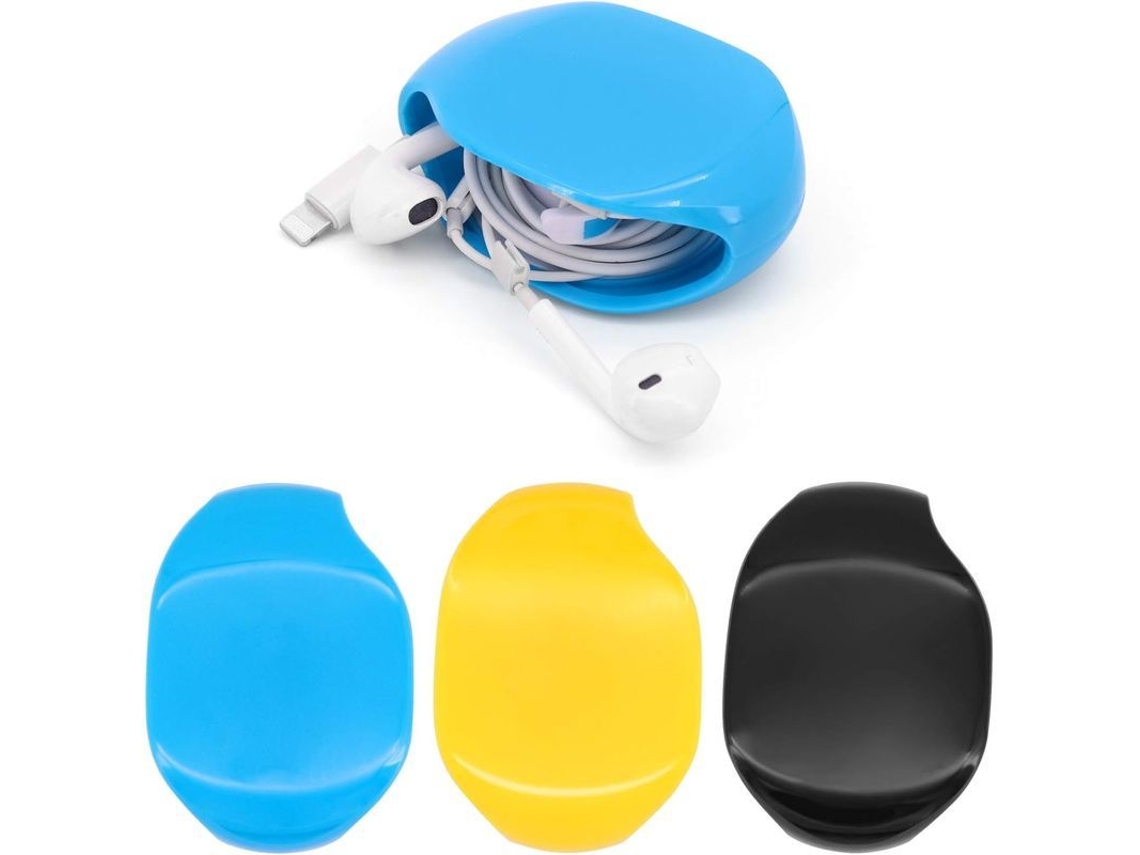 Organizador De Cables Retráctil Con Enrollador Automático, 3 Piezas Para Cables Usb, Auriculares Y Cables De Carga.