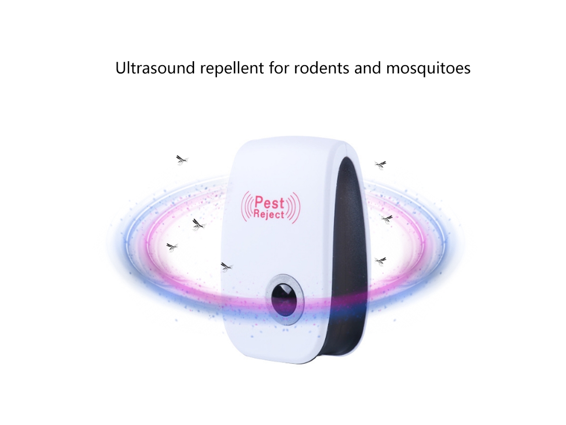 Repelente Ultrasónico Multifuncional Contra Plagas: Mosquitos, Ratas, Cucarachas E Insectos - Seguro Y Eficaz