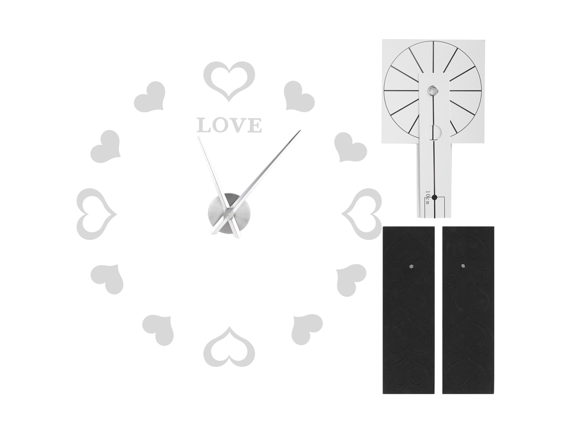 Reloj De Pared Decorativo Diy Con Espejo Acrílico Para El Hogar, Plateado