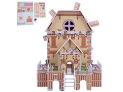 Dan26-puzzle De Madera Casa Musical Modelo Diy Juguete Educativo Regalo Para Niños Niñas Puzzle De Casa