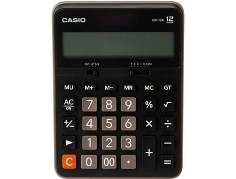 Calculadora Negra CASIO Dx-12B