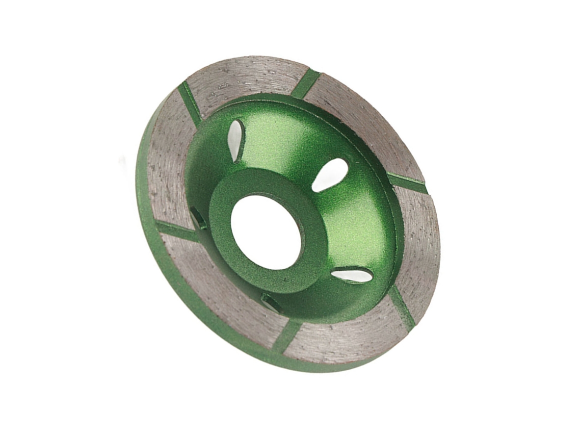 Disco De Corte Y Esmerilado De Diamante En Copa 80mm Para Concreto Mármol Granito Segmentado