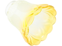 Pantalla De Araña De Cristal Amarillo Ligera Y Resistente, De Forma Sencilla Y Delicada, Cubierta Para Lámpara Colgante
