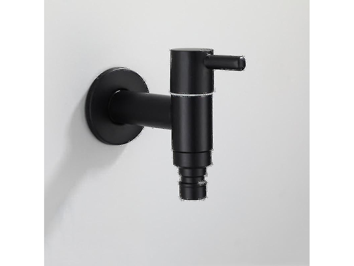 Grifo De Jardín Exterior De Acero Inoxidable 304 Con Válvula De Disco Cerámico Anti-goteo Para Lavadora Y Lavabo