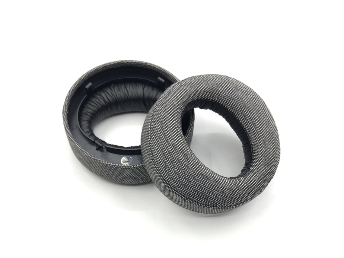 Estuches para auriculares Sony PS5, en tela de algodón/lino gris, 2 unidades. Yunzii