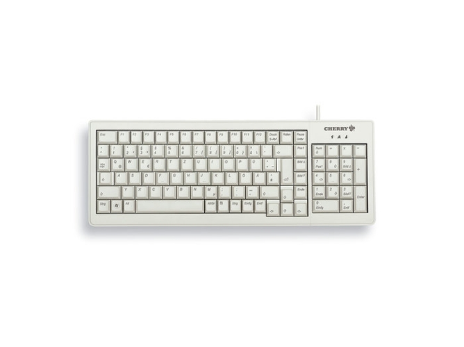 Teclado CHERRY XS (Con Cable - Layout Alemán - Teclado Numérico)