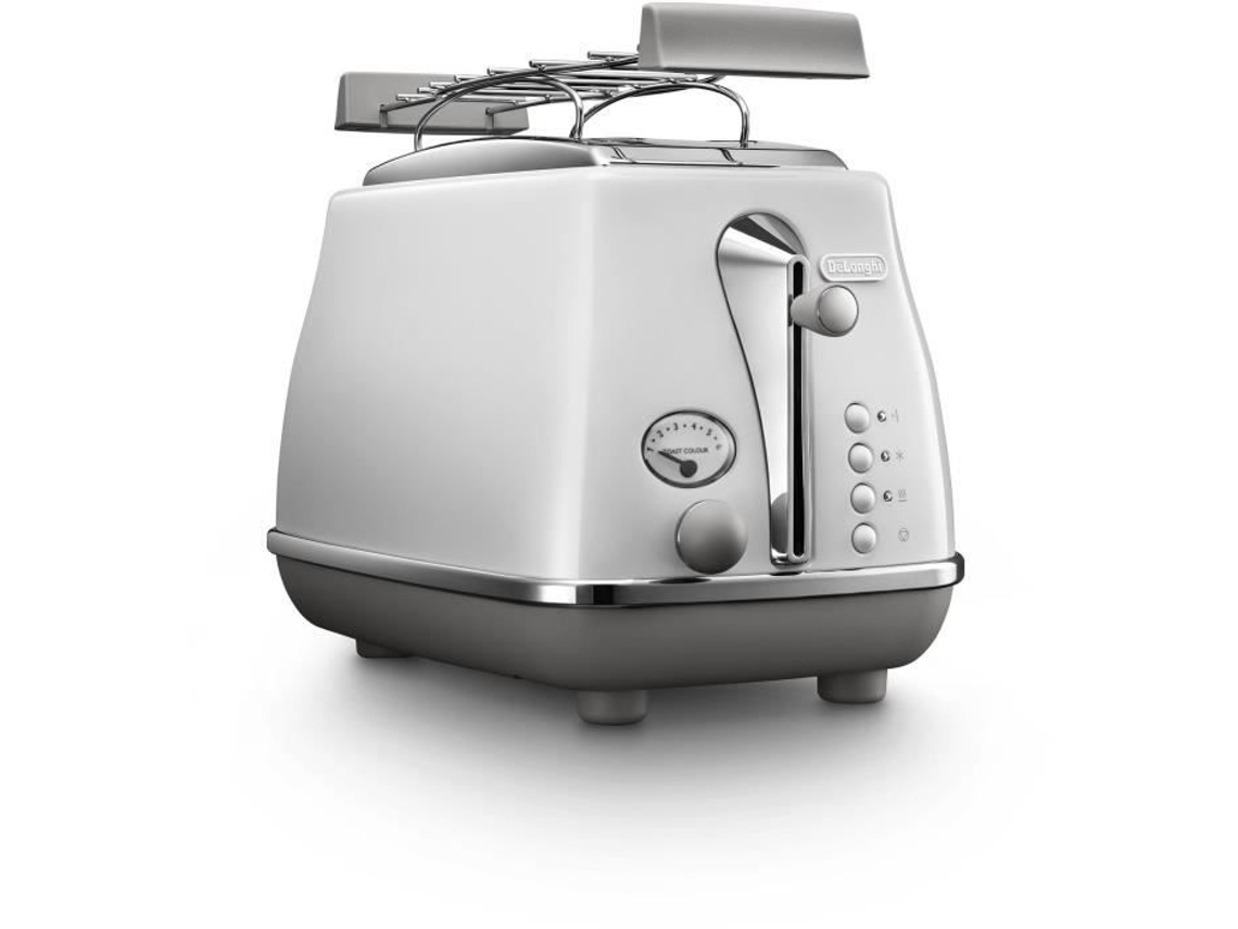 Tostadora Delonghi Ctoc2103.w 900 W 2 Ranuras Blanca