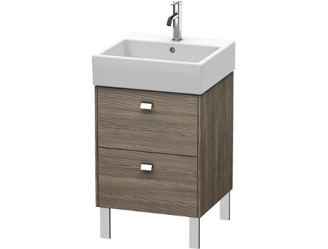 Mueble bajo lavabo DURAVIT Brioso de 48,4 x 45,9 cm 2 extraíbles incl. hueco para sifón y delantal para lavabo Vero Air 235050