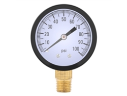 2026velora-manómetro De Presión 0-100psi 1/4 Bspt Para Agua Aceite Aire Medidor De Presión Hidráulico