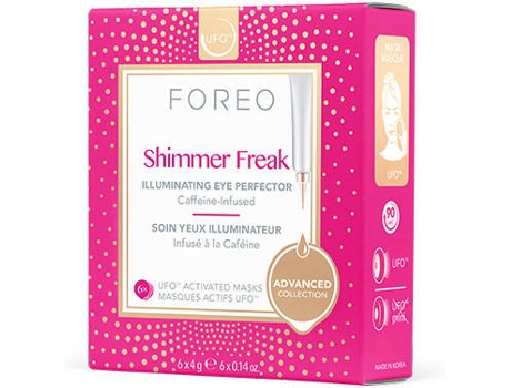 Mascarilla de Ojos FOREO UFO Shimmer Freak (6 x 6 gr)