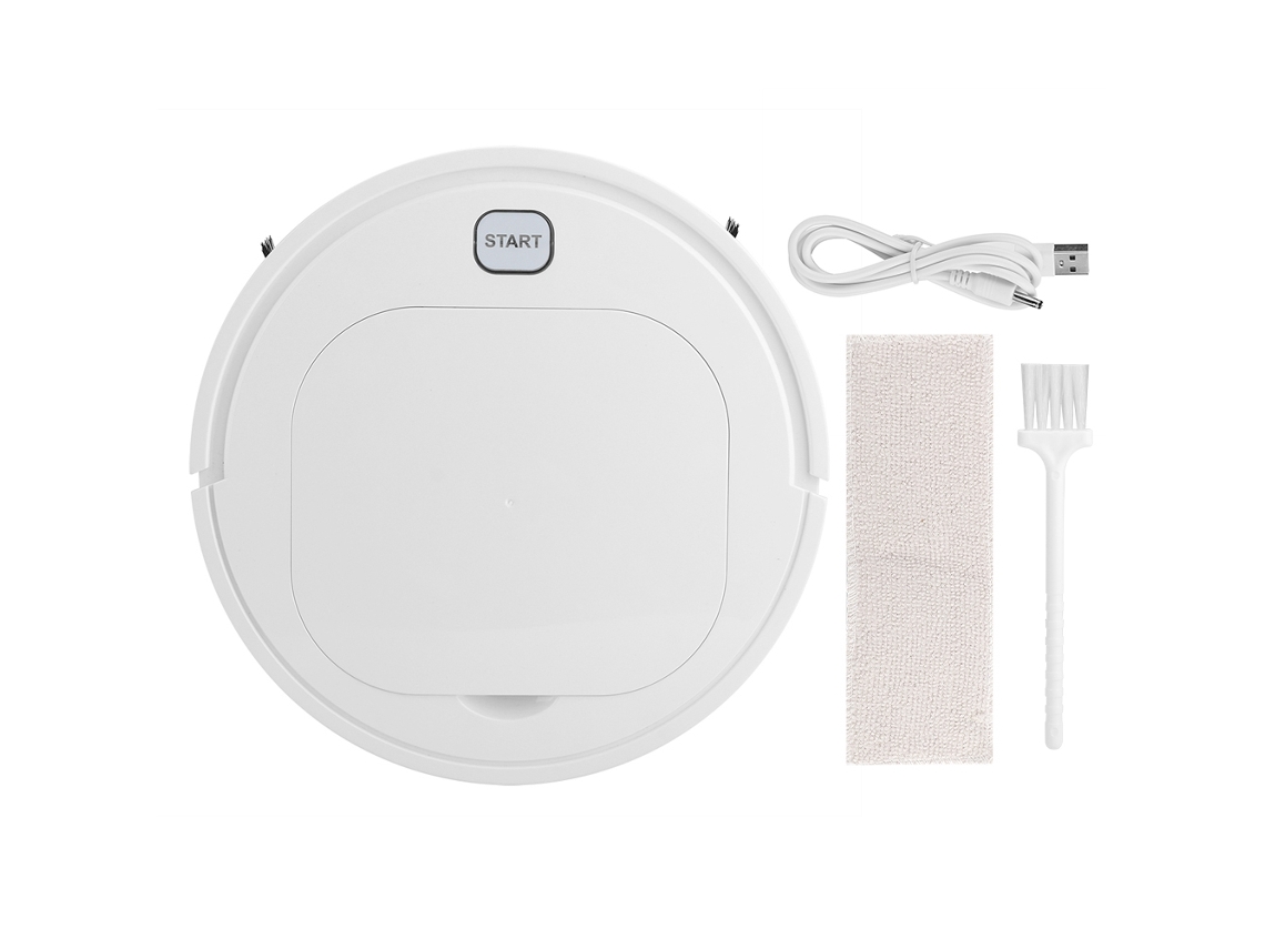 MEOIRUERY Aspiradora Robot USB Inteligente Multifuncional para Limpieza Automática del Hogar