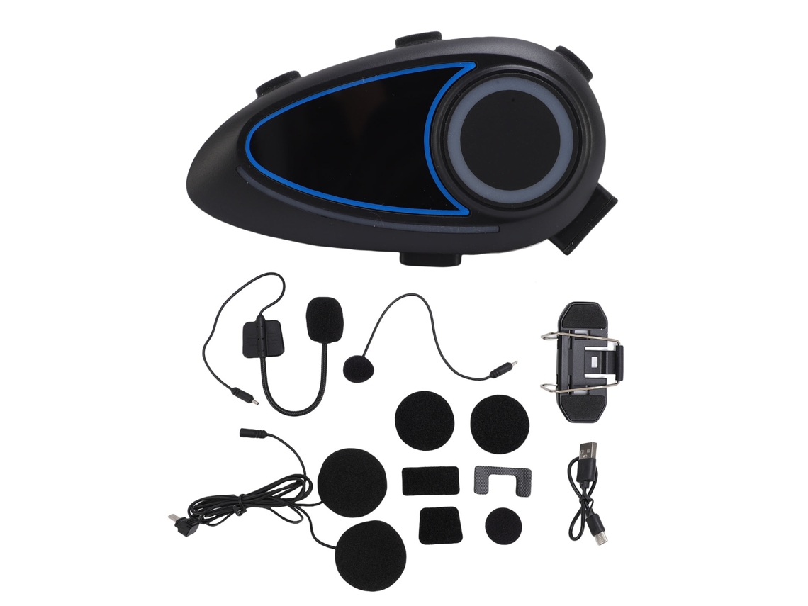 Auriculares Bluetooth Para Moto Con Altavoz Ipx6 Resistente A La Lluvia Hifi 40mm Para Casco