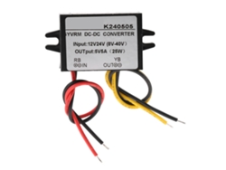2026as-módulo De Convertidor Dc-dc Buck Step Down 12v/24v A 5v 5a Fuente De Alimentación