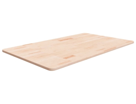 Encimera de baño madera maciza sin tratar 100x60x1,5 cm VIDAXL