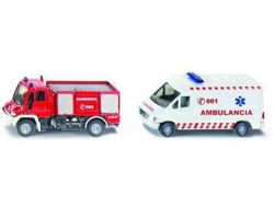 Vehículo SIKU Conjunto Bombero