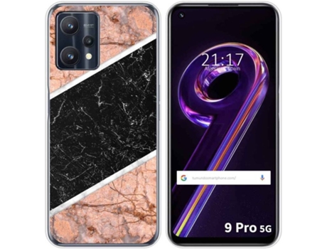Carcasa para Realme 9 Pro 5G TUMUNDOSMARTPHONE Dibujos Mármol 07 Multicolor