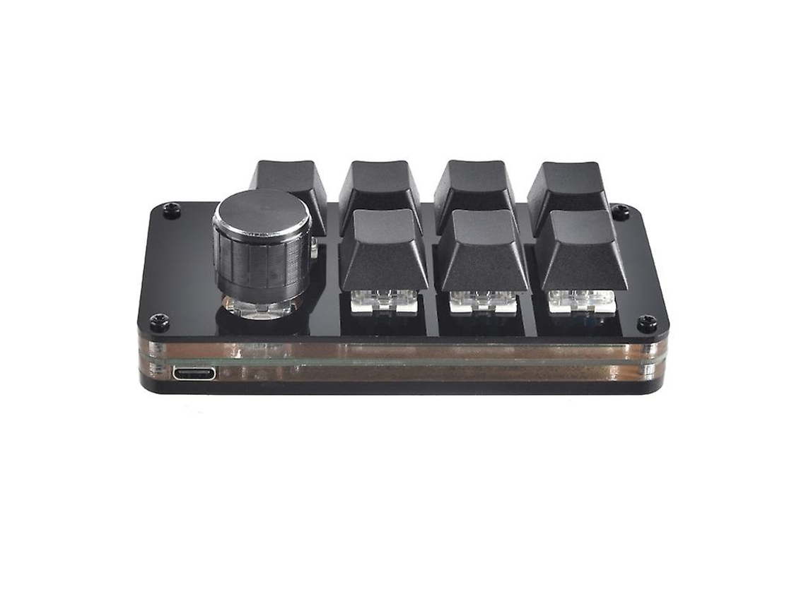 Teclado gamer programable con teclado mecánico de 7 teclas y 1 botón Everley891