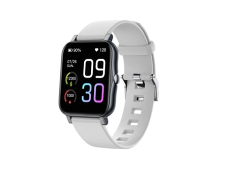 Smartwatch, pantalla completa de 1,7 pulgadas, 100 modos deportivos, batería de 25 días de duración, blanco CHRONUS