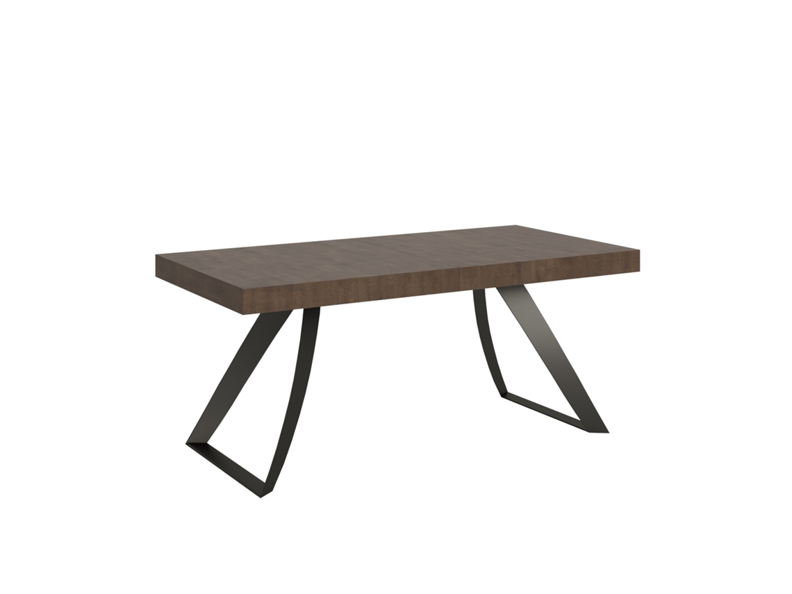 Mesa de Comedor ITAMOBY Proxy (90x180/284 - Paneles de Melamina - Nogal)