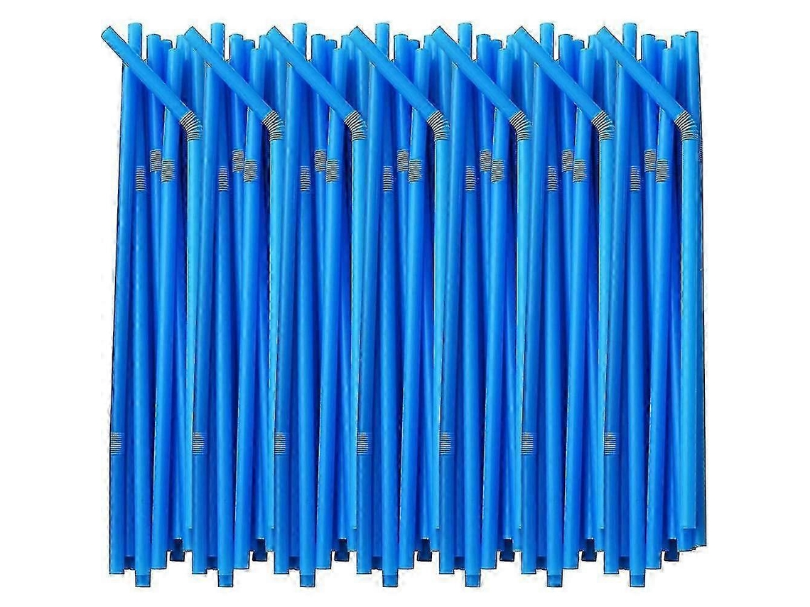 Pajitas flexibles de plástico para bebidas (200 unidades), extra largas y coloridas, para fiestas, Rosewell